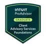 Intuit Client Advisory Services badge