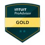 Intuit ProAdvisor Gold tier badge
