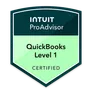 Intuit QuickBooks Level 1 badge