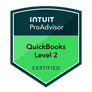 Intuit QuickBooks Certification Level 2 badge