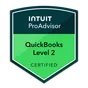 Intuit QuickBooks Level 2 badge